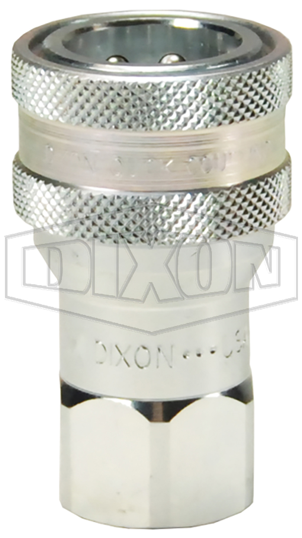 AG-Series Agricultural Poppet Valve Female Threaded Coupler